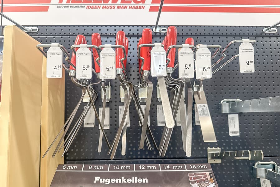 25 Fugenkellen